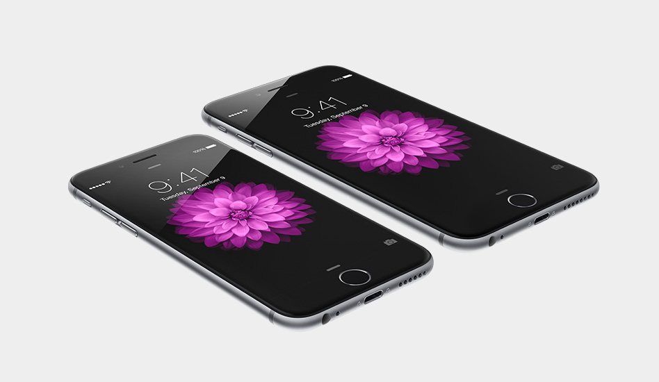 Apple's iPhone 6 and iPhone 6 Plus. Source: Apple